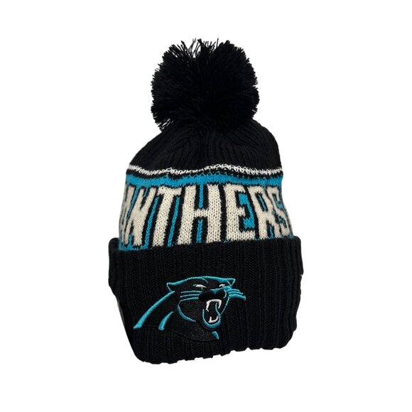 New Era On Field Carolina Panthers NFL Removeable Pom Beanie Football Athleisure - Picture 3 of 8
